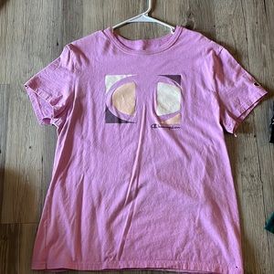 champion pink woman’s shirt in a large worn twice